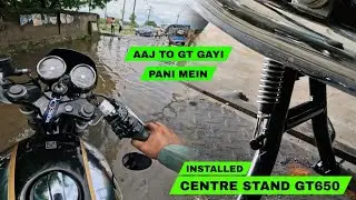How To Install Centre Stand For Gt 650 || Only 1500 ₹ 😱