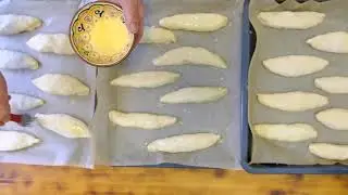 B&ouml;rek &rarr; Poğa&ccedil;a / vegetarische Pirogge mit K&auml;se-Petersilie-F&uuml;llung a l&agrave; Dalish&uuml;s World