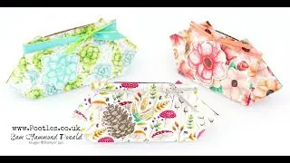 Stampin' Up! No Cut Clutch Bag, Miniaturised!