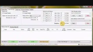 MT4 Visual Trading Console & Trade Manager [Trade Manager Profiles]