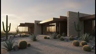 Ultra-Luxury Desert Modern Estate | Cinematic AI-Generated Architecture