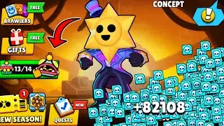 ⭐️COMPLETE 82,108 CREDITS WITH STARR BRAWLER!☠️✅|FREE GIFTS