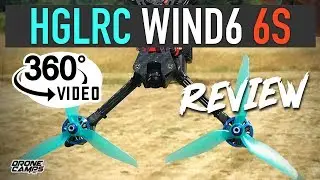 TOUGHEST QUAD I'VE EVER FLOWN? - HGLRC Wind6 6S FPV Drone - REVIEW, FPV, & 360&ordm; VIDEO