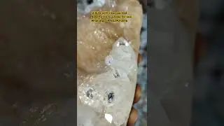 Stilbite with clear pointed Apophyllite crystals available for sale| #crystalshop #crystals#minerals