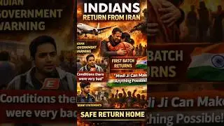 Indians Evacuated From Iran 🇮🇳 | Breaking News