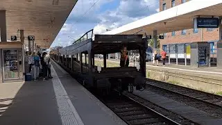 Bereitstellung eines Autozuges in Hamburg-Altona (30/06/2023)