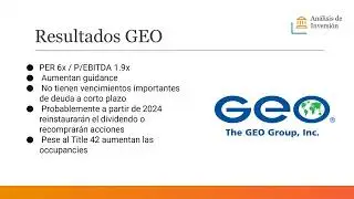 Actualizaci&oacute;n Geo Group 👉 Tesis de INVERSI&Oacute;N