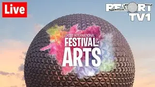 🔴Live: Opening Day - Epcot Festival of the Arts 2019 - 1-18-19 - Walt Disney World Live Stream
