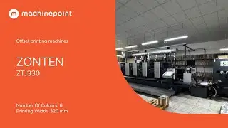 ZONTEN ZTJ330 Offset printing machines | ZONTEN Machines