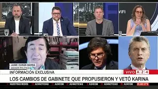 🗣️ EXCLUSIVO DURÁN BARBA EN A24: TODOS LOS CAMBIOS QUE VETÓ KARINA MILEI