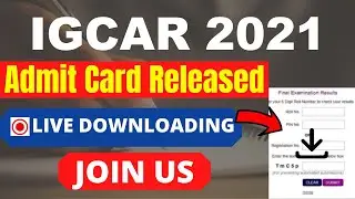 IGCAR 2021 Admit Card (Released) &ndash; Download IGCAR 2021 Various Posts Call Letter Here