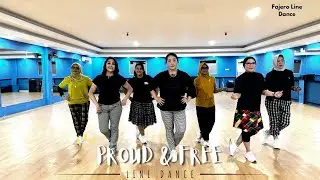 Proud & Free Line Dance || Choreo : Guyton Mundy (USA)