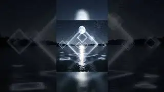 Mysterious and enigmatic signs over the water surface...