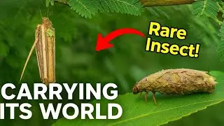 Bagworm Insect &ndash; Carrying Its Home While Hanging & Walking | Rare Nature Footage.