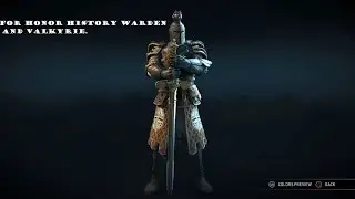 History in For Honor #1 Warden and Valkyrie minor lore and special weapons.