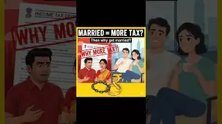 why marriage is considered as more tax liability? let's see the myth and solution #tax #shorts