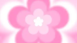 4K 1 Hour Pink Aura Flower Overlay Loop Background Video Screen Screensaver Color Aesthetic