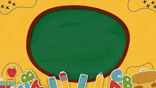 Back To School Background Animation l Free Video Background l Virtual Online Classroom