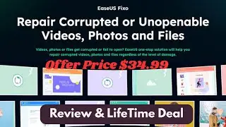 Repair Damaged Files Fast | EaseUS Fixo Lifetime Deal