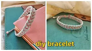 bracelet pattern tutorial｜how to make bracelet with cotton thread｜friendship bracelet tutorial easy
