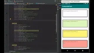 Android Studio Tutorial - EditText | Multiple EditText (Boxed) Design