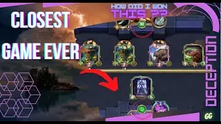 Gods Unchained: GAME OF THE DAY / WEEK , sleep deception vs aggro nature, VS gNova4   GG