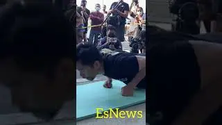 Manny Pacquiao Fist Push-ups Rocky Style
