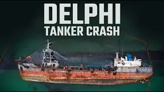 Tanker Delphi in Odessa Cinematic Drone video