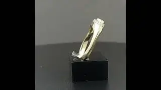 Edge Only - Diamond Marquise ring in 14 carat recycled gold