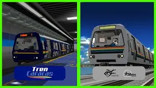 Gec Alstom S3 en Linea 2 | Metro de Caracas | OpenBVE