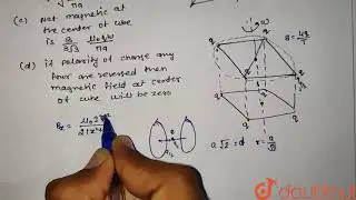 Consider a cube of side 'a' as shown. Eight point charges are placed at the corners. The cube is