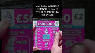 &pound;500,000 PINK LOTTO Scratch Card - National Lottery Scratcher