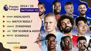 Premier League Matchday 23 2024/25 | Baru Sports