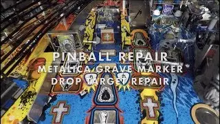 Metallica LE Pinball Machine - Drop Target Repair