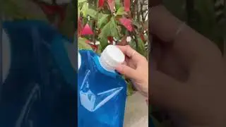 5 Litres Collapsible Water Container BPA Free Plastic Carrier Outdoor Folding Bag #energydrink #diy