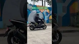 Hero Xoom 160 I Exhaust sound I BikeWale sound check
