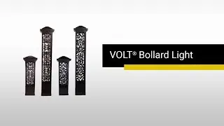 VOLT&reg; Bollard Lights - Decorative Path Lights for Walkways, Gardens, Patios, Decks & Lawns