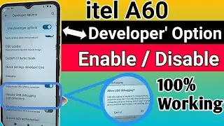 itel a60 Developer option Enable // Enable usb debugging