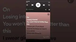 Losing interest sad lyrics full screen whatsapp status || #shorts