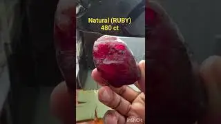 NATURAL❤✨(RUBY)480 ct from(MYANMAR)🇲🇲@gemstonesdesires6445(Pls Like, Share & Subs)My YouTube▶️
