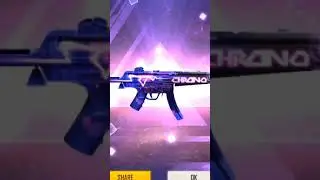 Redeeming new mp5 cyber bounty skin in Chrono event || CR7 X Free Fire || #shorts || Gaming mode YT