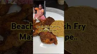 Beach Side Fish Fry Masala.. #fishfry #food #cooking #beachfishfry #fishfryrecipe #tamil #southfood