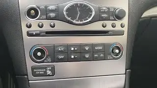 Infiniti G35 G37 Carsmo Rep Radio Knob Removal and Install