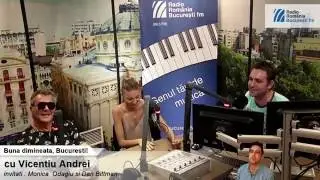 Monica Odagiu si ... un pic Dan Bittman la BucurestiFM