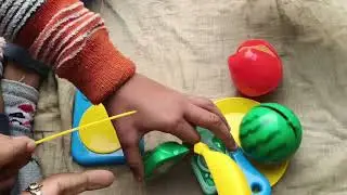 Satisfying plastic fruit and vegetables Cutting ✂️ ASMR 24