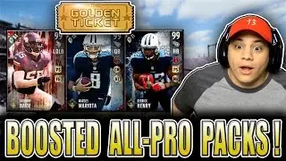 PULLING FOR SOME ULTIMATE TICKETS! (BOOSTED ALL PRO PACK OPENING) - MADDEN 17 ULTIMATE TEAM
