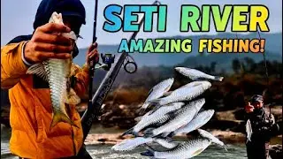 Aja ko fishing 🎣🎣pani ramailo nai vayo . bagmara pasupati ghat // pokhara 