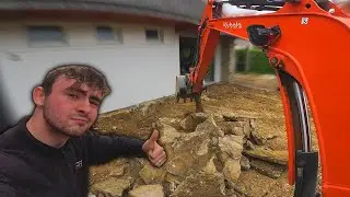 On DÉMOLIT L'Ancienne COUR ! ⛏️​ (Terrassement, Décaissement) Part.1