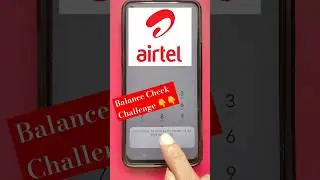 Airtel Balance Check Challenge #shorts