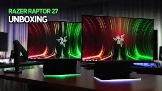 [언박싱] 새로워진 레이저 모니터!! New RAZER RAPTOR 27 165Hz 레이저 셋업의 끝판왕...